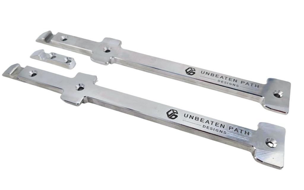 Unbeaten Path Designs Solid Aluminum Single Wide VersaMount Set for Milwaukee PackOut Tool Organization System