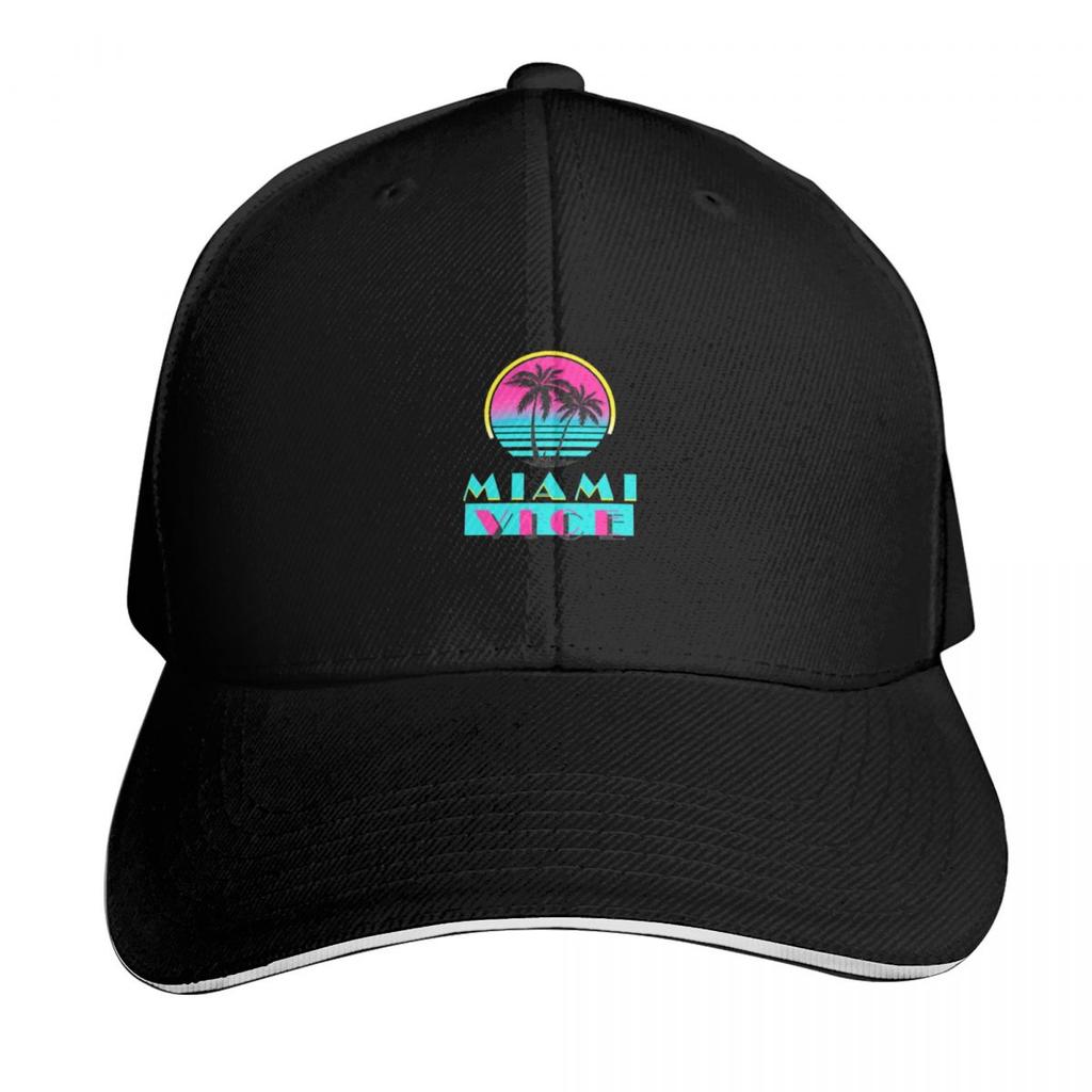 Miami Vice Baseball Cap Trucker Cap Summer Hat Hat Baseball Cap Fashionable For Unisex Womens