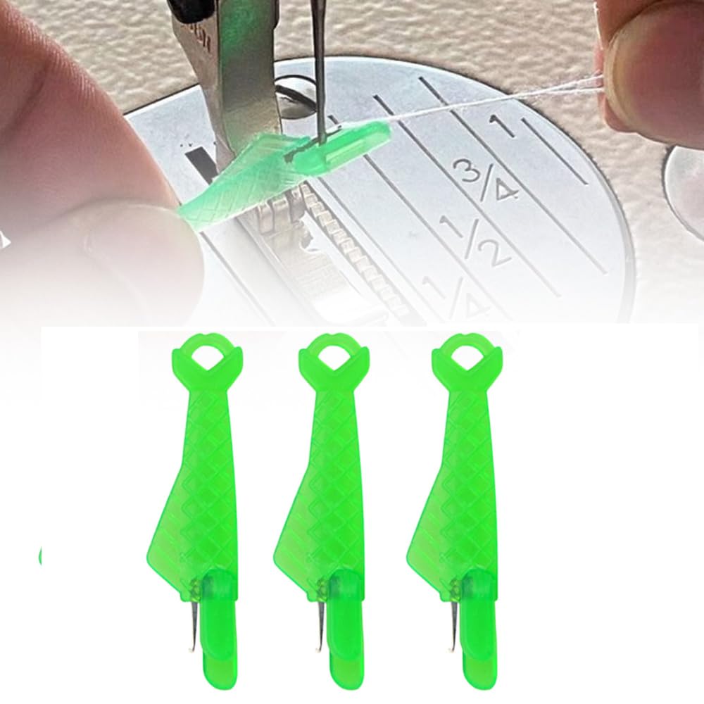 Automatic Sewing Needle Threader, Fish Type Quick Needle Threaders for Hand Sewing, Sewing Machine Needle Threader Tools, Sewing Supplies - Designed