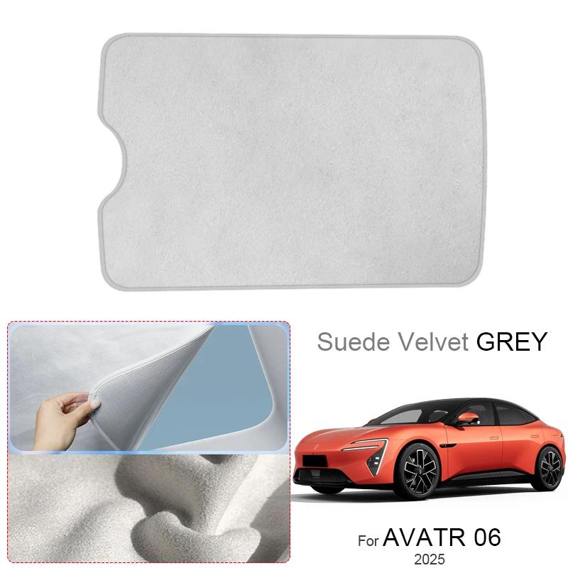 For BAIC BEIJING BJ60 2024-2026 Car Suede Fabric Anti-uv Electrostatic Adsorption Sunroof Sunshade Auto Heat Insulation Skylight