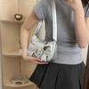 Trendy Bow Shoulder Bag Handbag Casual Underarm Bag Daily Commuting Bag PU Leather Lady Banquet Bag Business Women's Bag