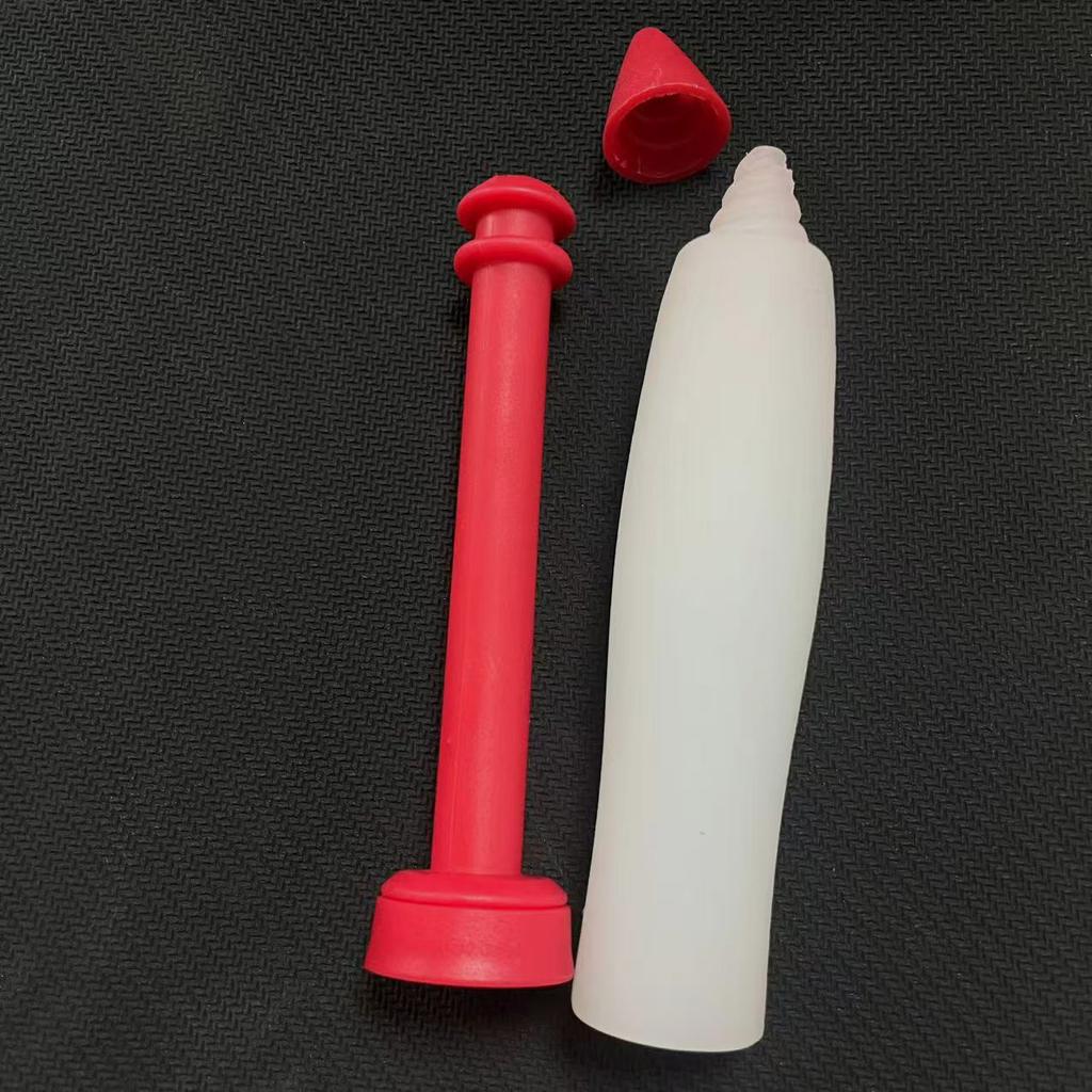 1Pcs Cake Cream Decorating Writing Pen Kitchen DIYSilicone Plate Paint Pastry Cookie Dessert Flower Squeezer Nozzle Syringe