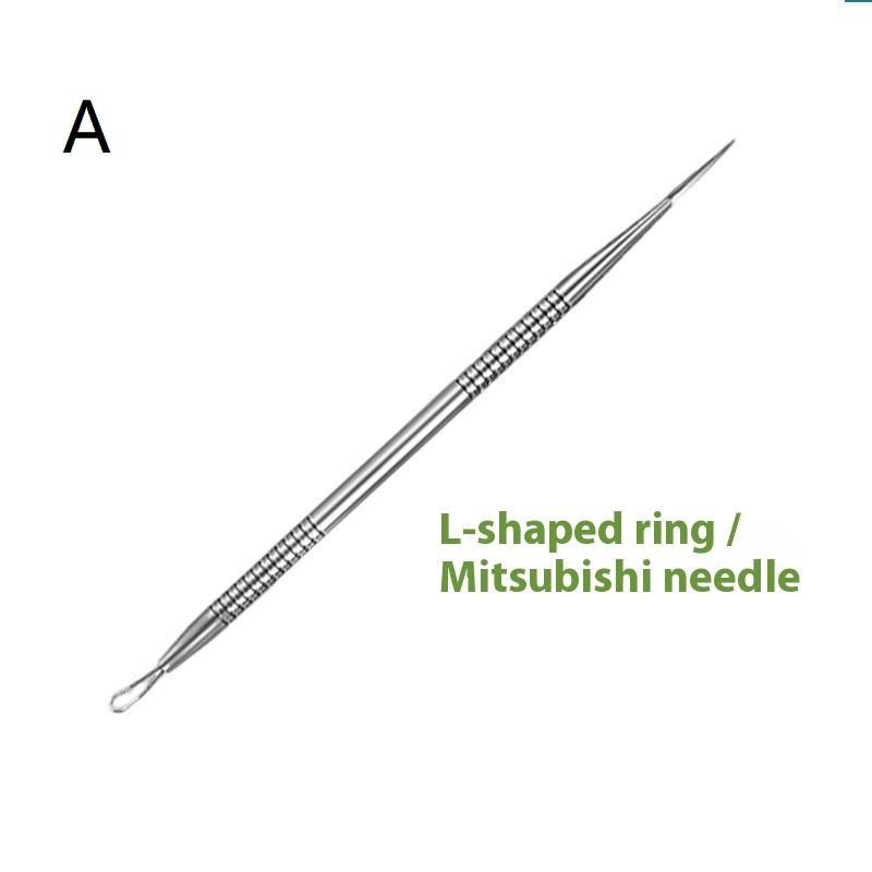 Whitehead Clip Nadel zur Extraktion von Akne-Fettpartikeln in Schönheitssalons Professionelles ultrafeines Mitesserentfernungswerkzeug