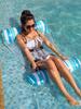 1pc Inflatable Water Lounge Chair, Dual-Colored Adult Summer Pool And Beach Floating Device, Party Use, Perfect Summer Gift, Swi