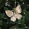 Elk Christmas Gold Plating Hanging Pendant Plastic Christmas Tree Ornaments  Christmas Party
