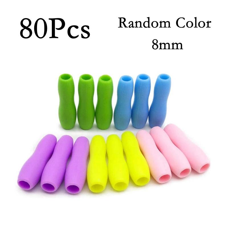 80Pcs 8mm*215mm Reusable Metal Straw 304 Stainless Steel Drinking Straight Bent Straws Eco-friendly Party Bar Accessories