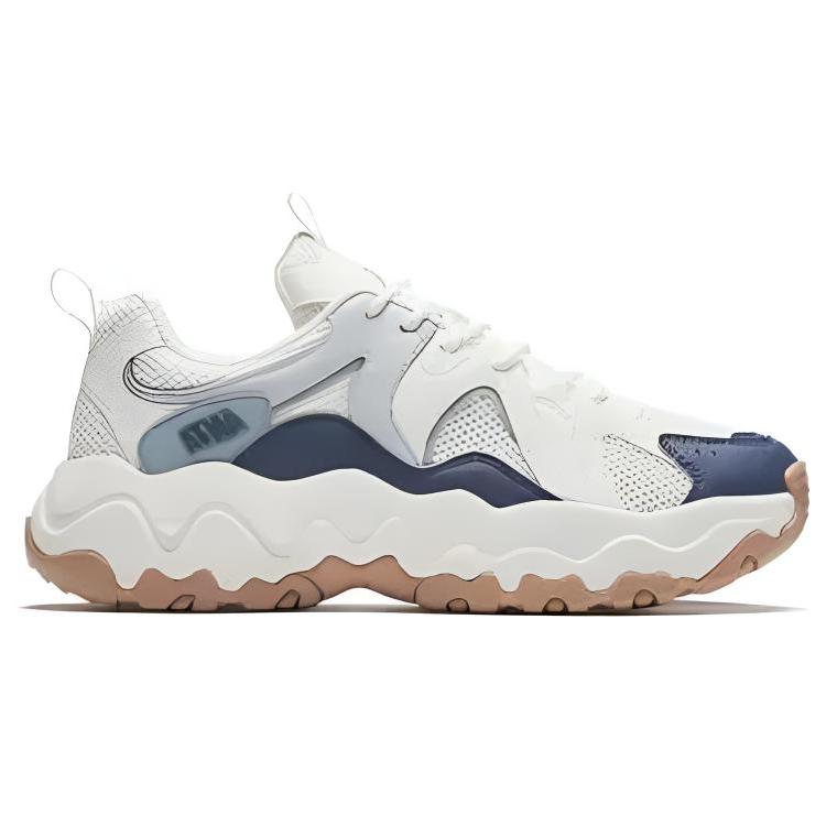Anta Fashionable Versatile Wear-Resistant Breathable Low-Top Casual Shoes Men Sneakers White Blue 912528891-2