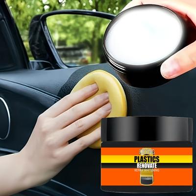 Autopflege Innenraum Glanzpflege, Kunststoffteile Austausch, Auto Innenraum Glanzwachs, Reifenschutzmittel, Gelbverfärbung Reparatur Beschichtung für schwarze Autos, tägliche Autopflege