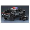 1/24 Tesla Cyber Trucks Alloy Pickup Car Model Diecast Metal Toy Off-road Vehicles Car Model Simulation Sound and Light Kids Gift