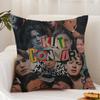 K-Kit C-Connor Cushion Cover Premium Comfort Reversible Pillow Cover - Dual - Use Design for Home & Car
