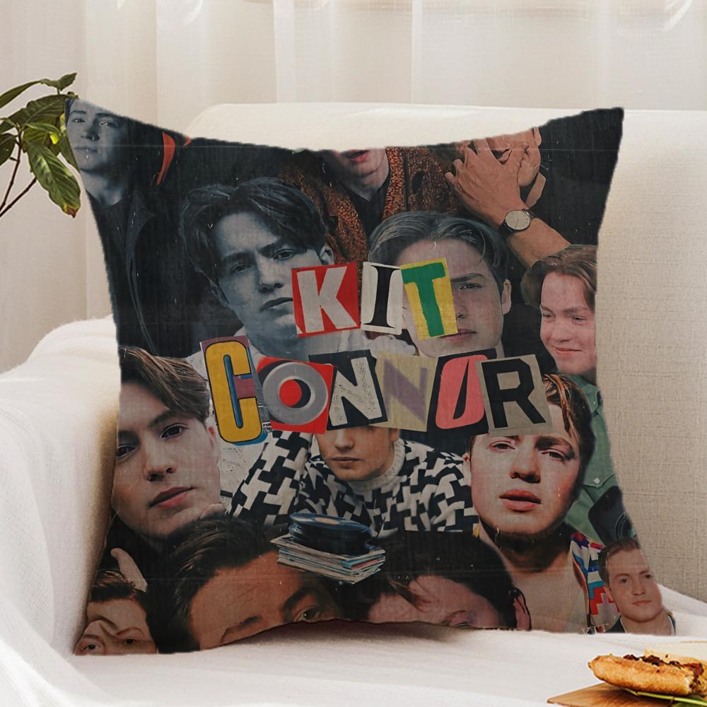 K-Kit C-Connor Cushion Cover Premium Comfort Reversible Pillow Cover - Dual - Use Design for Home & Car