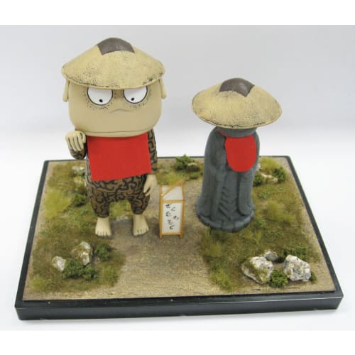 Doyusha Yokai Family Tree Series [Reprint Edition] Zashiki Warashi Plastic Model 2 (Human and Animal)