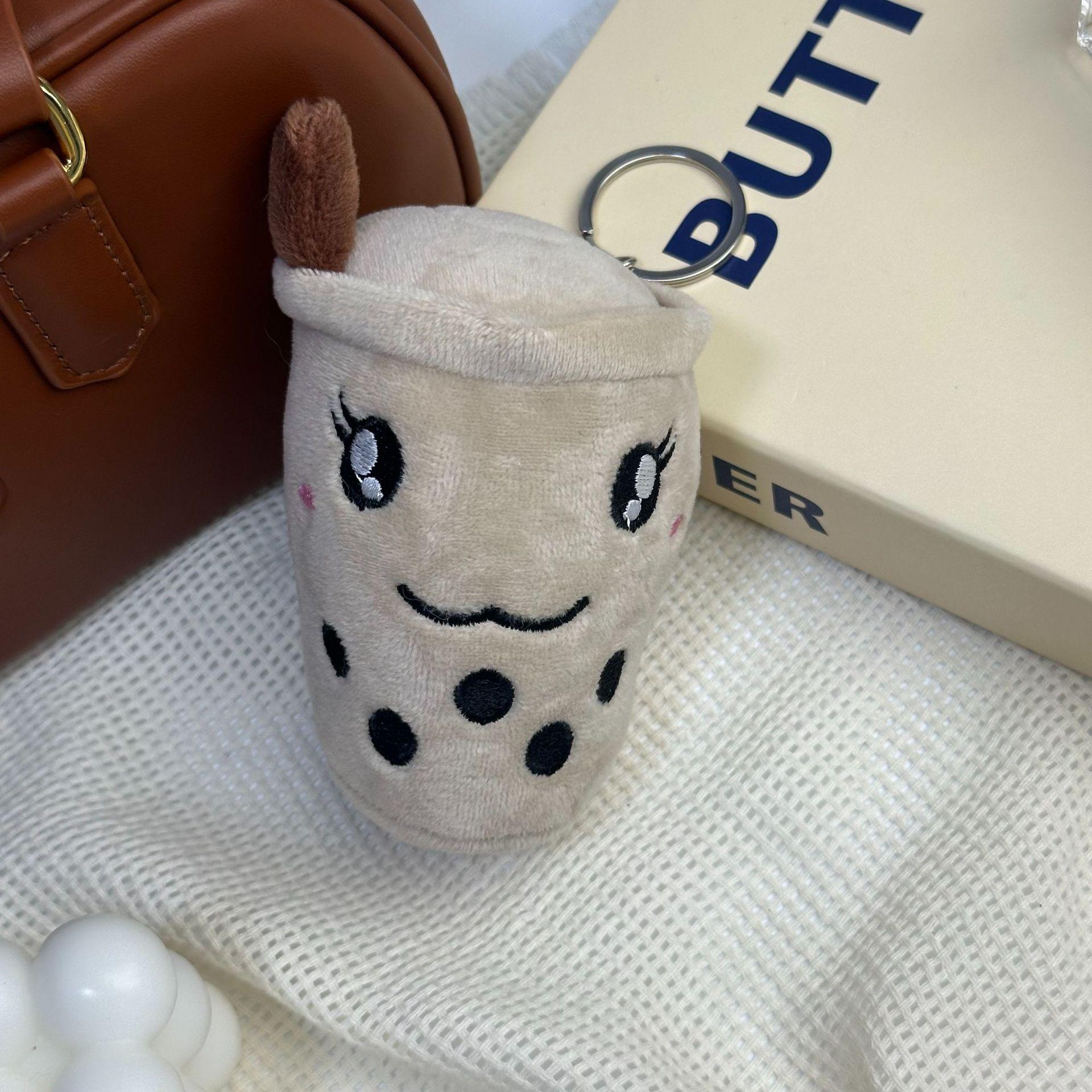 Adorable Boba Milk Tea Plush Cup Pendant - Event Giveaway 12 cm