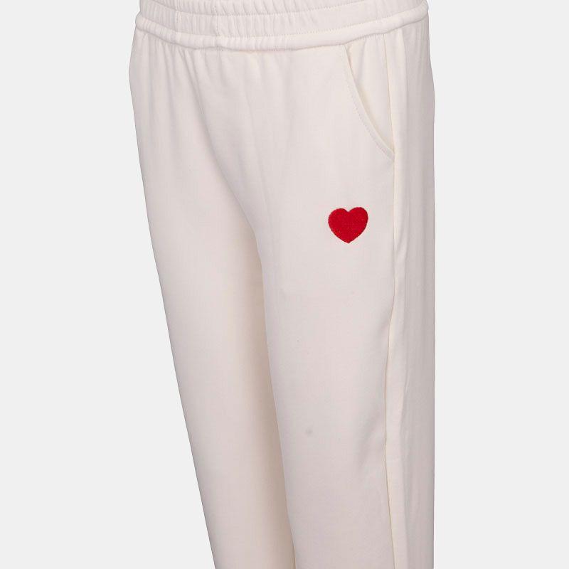 Ultra Soft Chanda Jogging Bottoms with Embroidered Heart Woman BURTON OF LONDON
