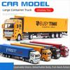 Wind-Up Car Model Toy Transport Pull Back Truck Miniature Transporters Model  Children