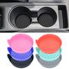 Creativity Car Water Coaster Silicone Non-slip Sift-Proof Heat Insulation Mat Waterproof Cup Holder Car Interior Accessories