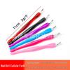 Stainless Steel Cuticle Fork & Pusher Set - Exfoliating Nail Scraper