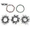 Eerie Thorns Decoration Wreath, Realistic Spiked Branches, Halloween Horror Theme Decoration, Party Decor Dead Branch Spooky for Haunted House