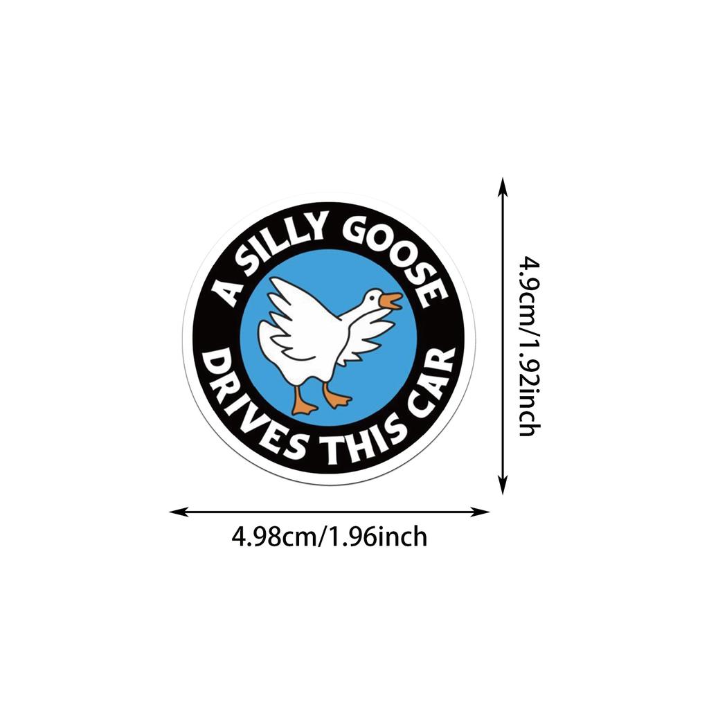 50PCS Funny Silly Goose Stickers Exquisite Handbooks Phone Cases Laptop Suitcases Water Cups Waterproof Stickers