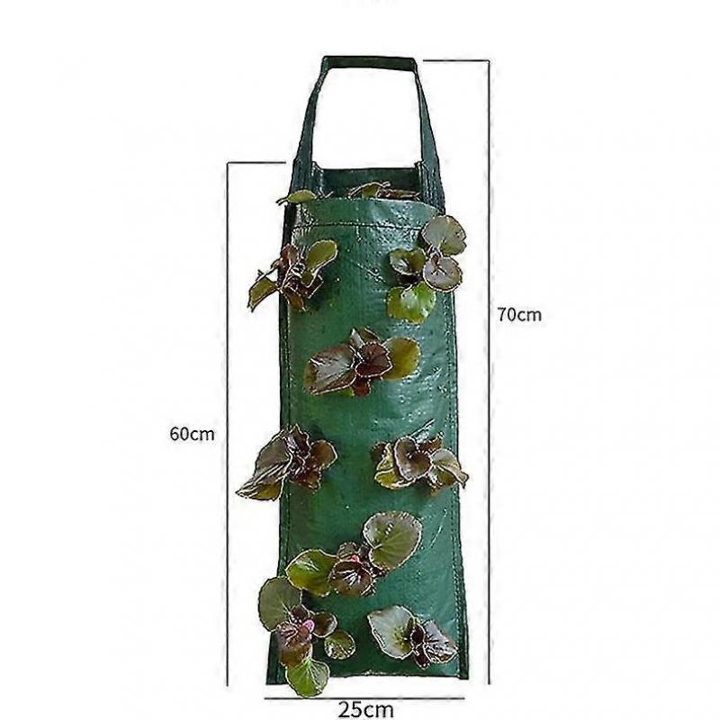 Hanging Strawberry Planter Growbags(2 Pcs, Green)