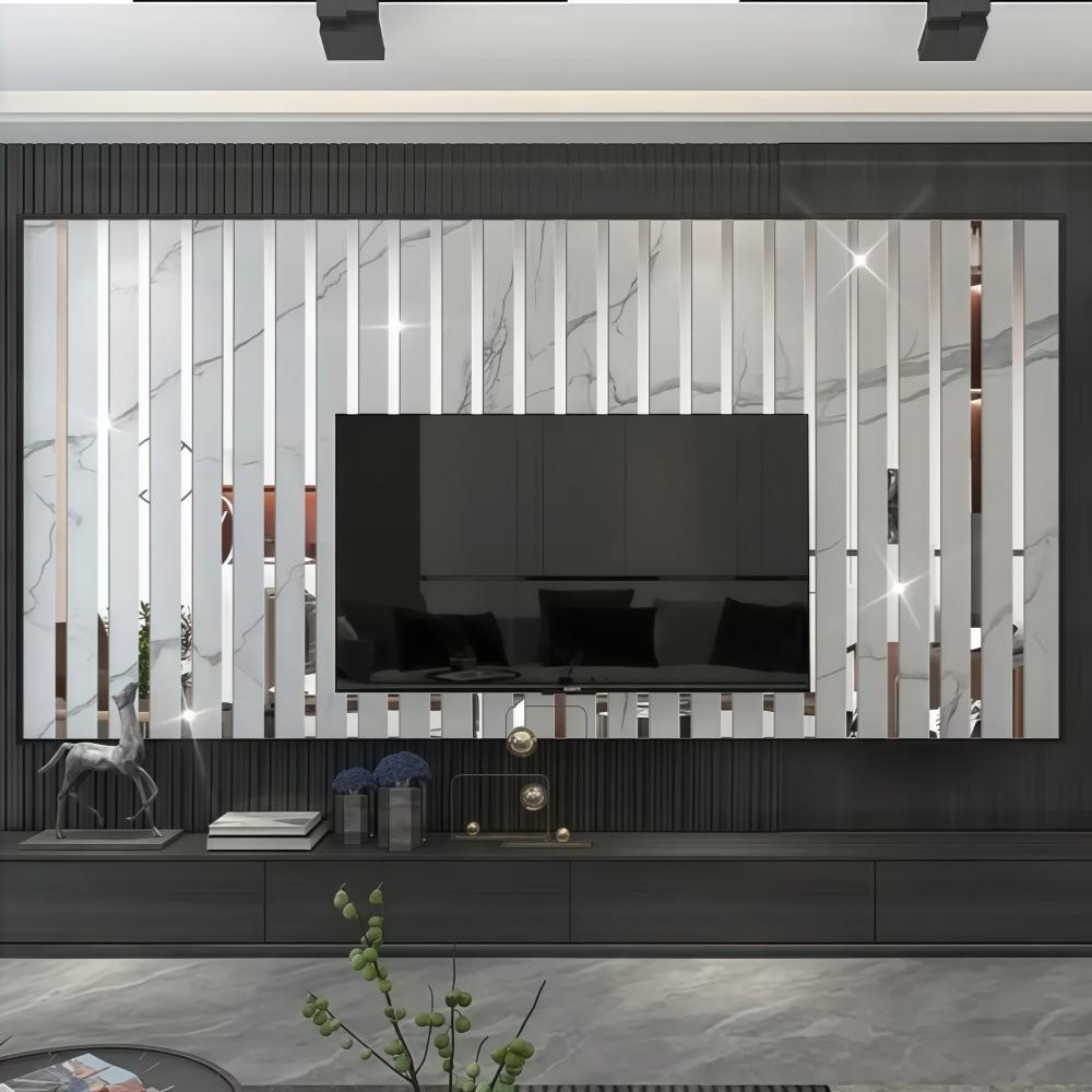 Self-Adhesive Acrylic Mirror Strips for Decorative Entrance Partitions