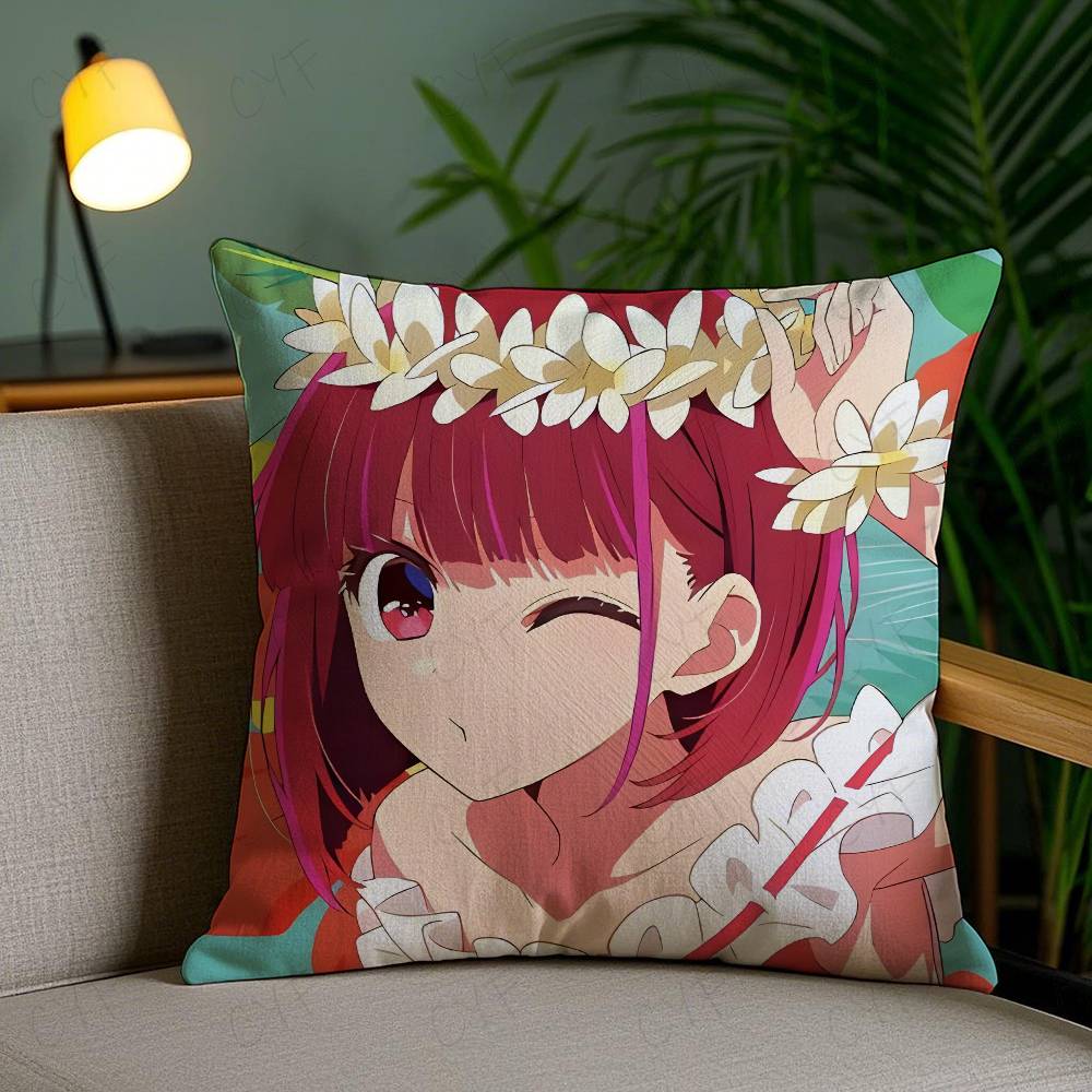 Oshi No Ko K-Kana Arima Anime Pillow Case Safe Custom Photo Pillow, Anti-fade Brushed Fleece Cushion, Maternal & Infant Safe.