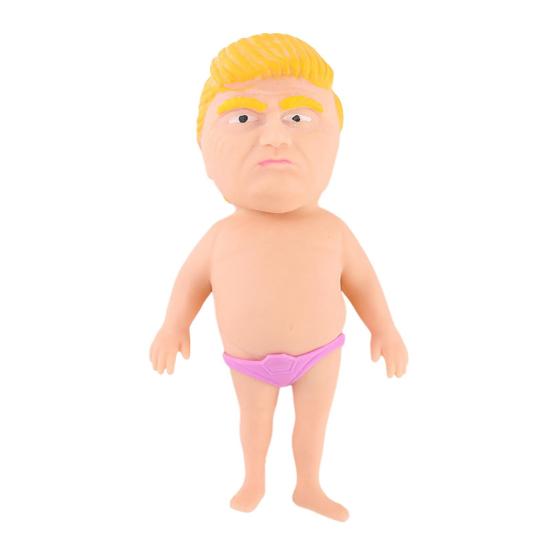 Former President Squishes Toy Removable Underpants Slow Rebound TPR Stress Relief Cartoon Figure Squeeze Sensory Fidget Toy Kids Adults Gift