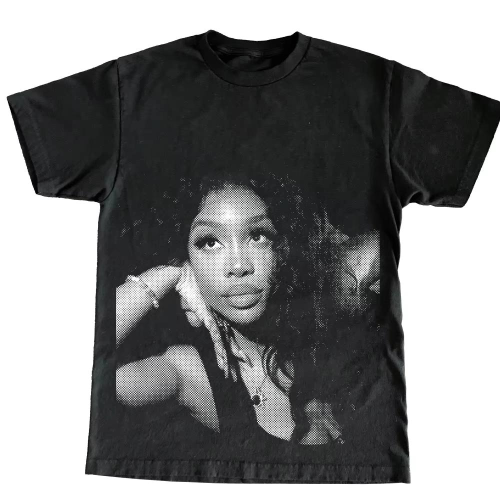 SZA MARIAS Lamar TShirt Grand National Tour 2025 Men and Women Clothing Oversize Vintage Unisex High Quality Cotton Clothes