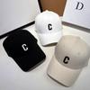 C standard spring and autumn new alphabet versatile casual cap women's fashion sunscreen baseball cap trendy hat men's