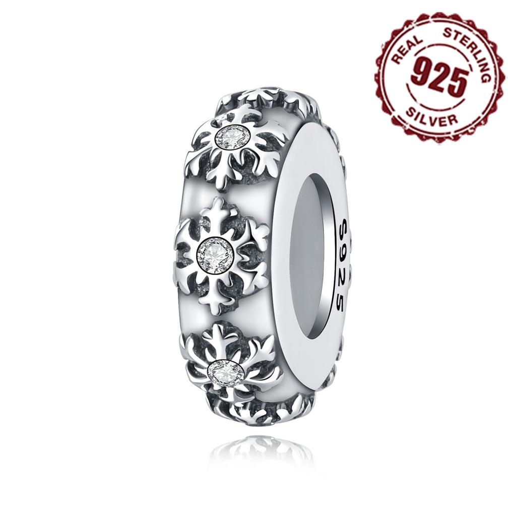 Copper Snowflake Series Spacer Beads Fit Original Bracelets Diy Jewelry Bracelets Accessories Fine Gifts