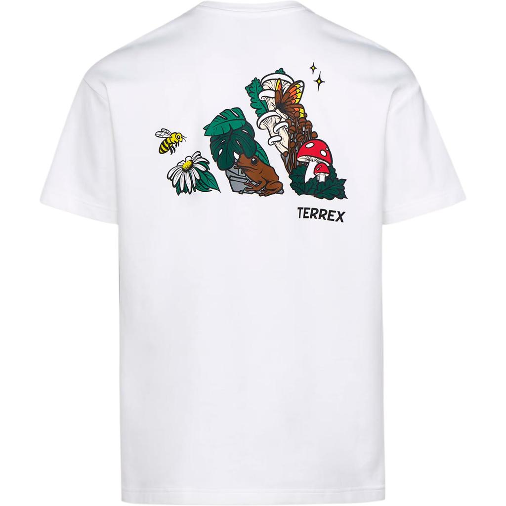 adidas Camiseta de Manga Corta Suelta Terrex Xploric Nature Outdoor Unisex Tops KG3846