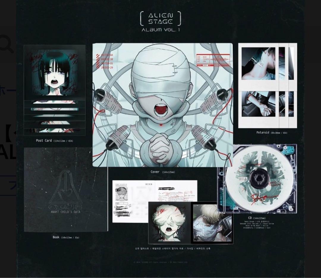 

[USED] Alien Stage Official Album CD ALIEN STAGE ALBUM