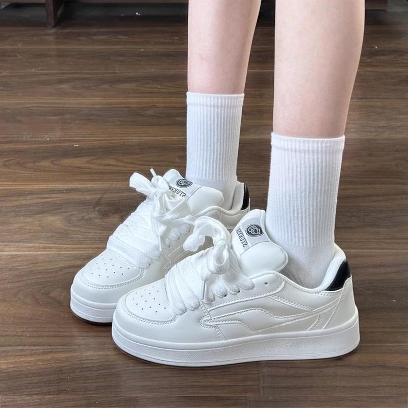 Bread Shoes Female Tide White Shoes Student Versatile Leisure Board
