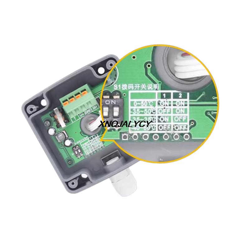 duct  temperature and humidity transmitter sensor 4-20mA pipeline type 0-5V  air conditioner 0- 10V RS485 output