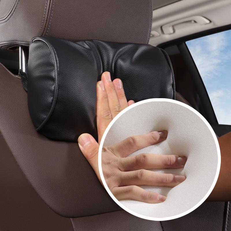 Car Seat Neck Head Support Pillow Leather Headrest Cushion For Opel Corsa Astra Insignia Vectra Zafira Meriva Mokka Grandland