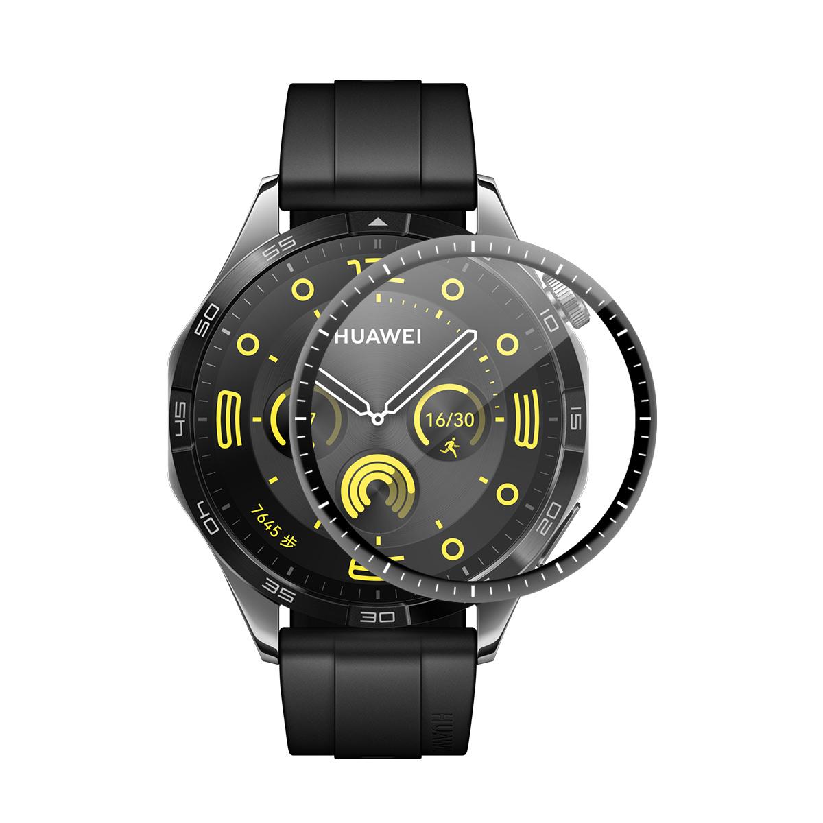 

For Huawei Watch GT 5 46mm Screen Protector ENKAY HAT PRINCE 3D Curved PC + PMMA Ultra Clear Film A