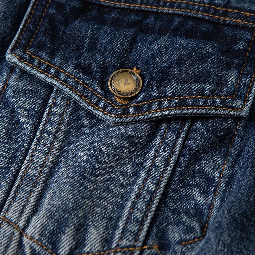 Trendy Retro American Denim Jacket: Versatile, Loose Fit for Autumn/Winter