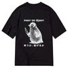Lustiges Fight or Flight Aufdruck Baumwoll-T-Shirt Sommer Herren und Damen Neue Kleidung Mode Hohe Qualität T-Shirt Street Wear