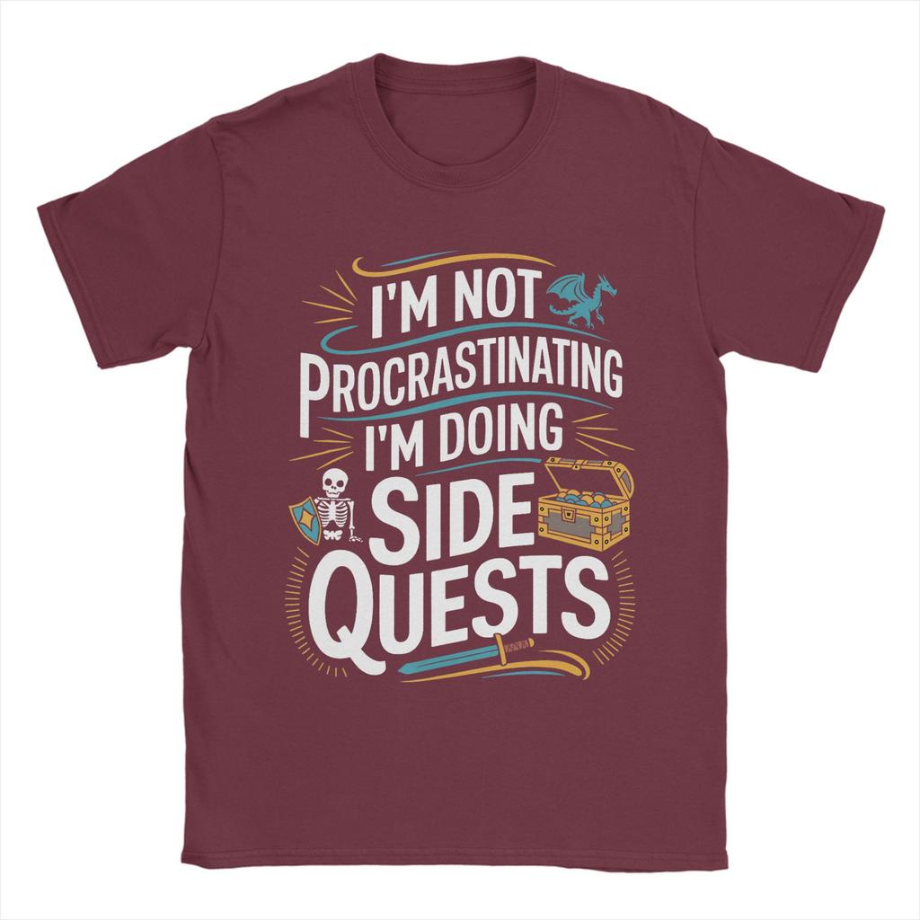 Neck Humorous Gaming Graphic Unisexs T Shirts Vintage Tees Short Sleeve Round Neck TShirts Pure Cotton 4XL 5XL 6XL Clothing