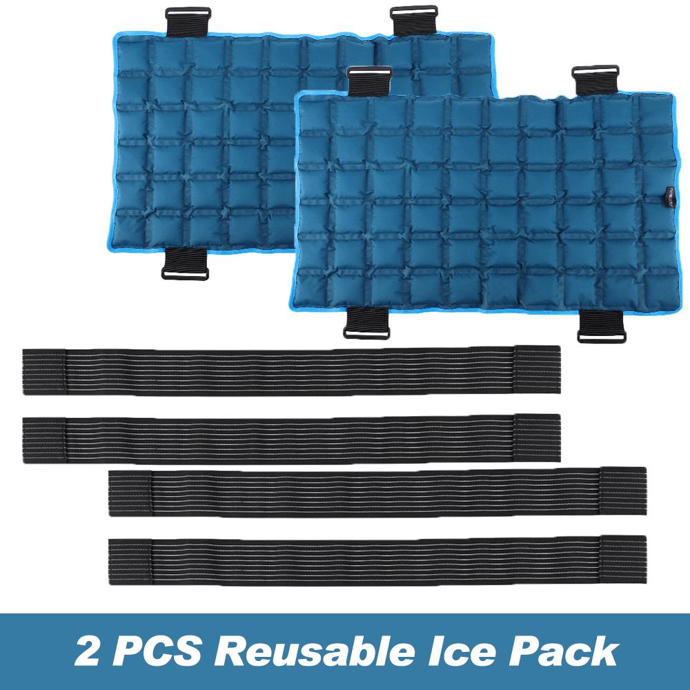 13”x 22” Large Ice Pack for Back/Waist/Knee Reusable Cold/Hot Pack for First Aid Sports Swelling Bruises Injuries Hot/Ice Mat