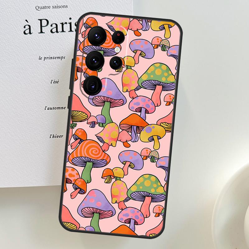 

retro Groovy hippie boho rainbow Case For Samsung Galaxy S26 Ultra S24 S23 S22 S21 S25 Ultra S10 S20 Plus S25 FE Phone Cover Galaxy S21 Plus