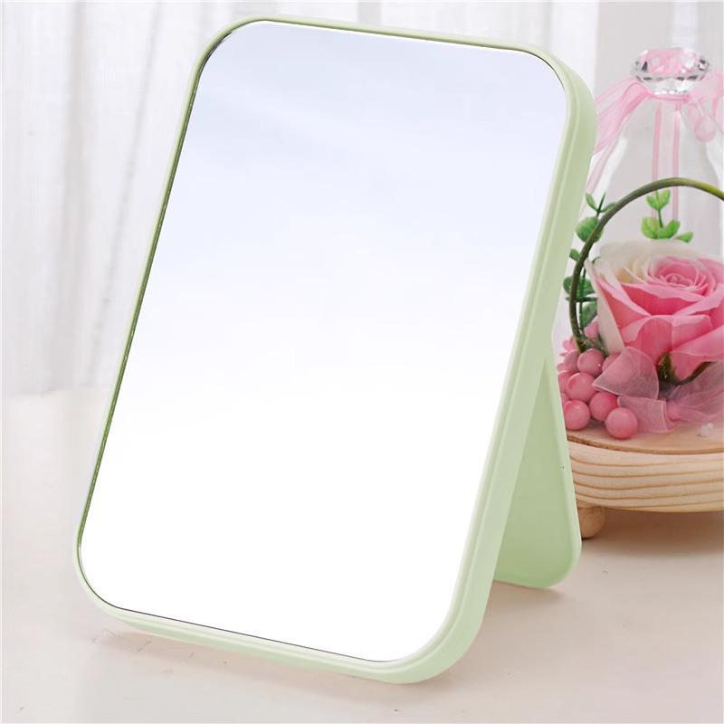Portable HD Single-Sided Folding Makeup Mirror - Compact Desktop and Pocket Beauty Mirror