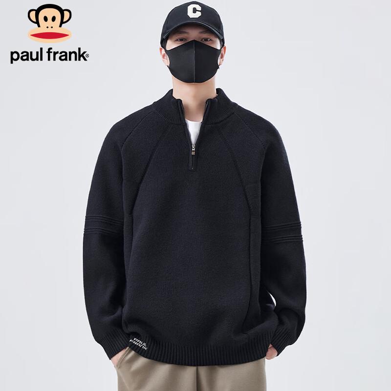 

Paul Frank Men s Autumn/Winter Mock Neck Zip-Up Sweater L