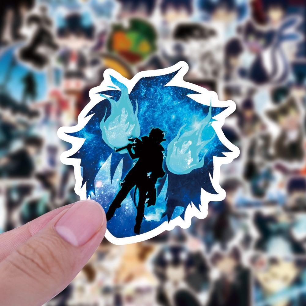 10 30 50pcs Blue Exorcist Anime Cartoon Graffiti Sticker Manga Kids Toys Christmas Gift Phone Diy Laptop Decal Stickers