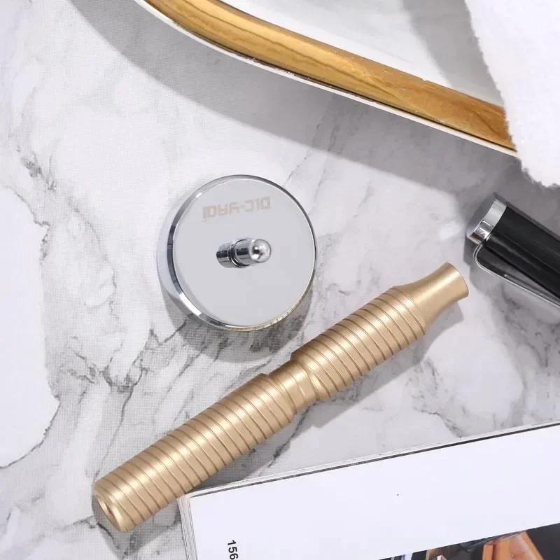 YAQI 88mm Solid Brass Material Safety Razor Handle for Men 12MM Diameter And 88mm Length Lightweight Comfortable Razor Handle
