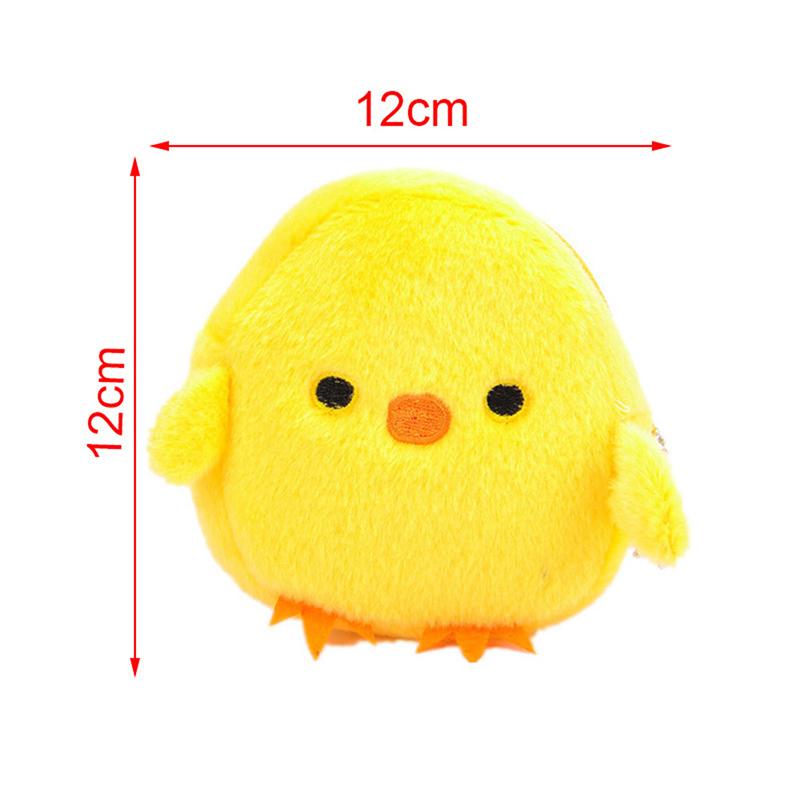1Pcs Cute Little Yellow Chicken Coin Purse Soft Mini Cartoon Coin Purse