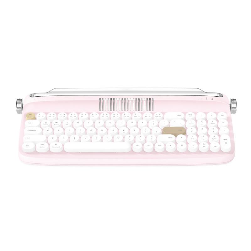 B309 Bluetooth Retro Wireless Keyboard Suitable for Laptops Tablets Mobile Phones Charging Models Dual-mode