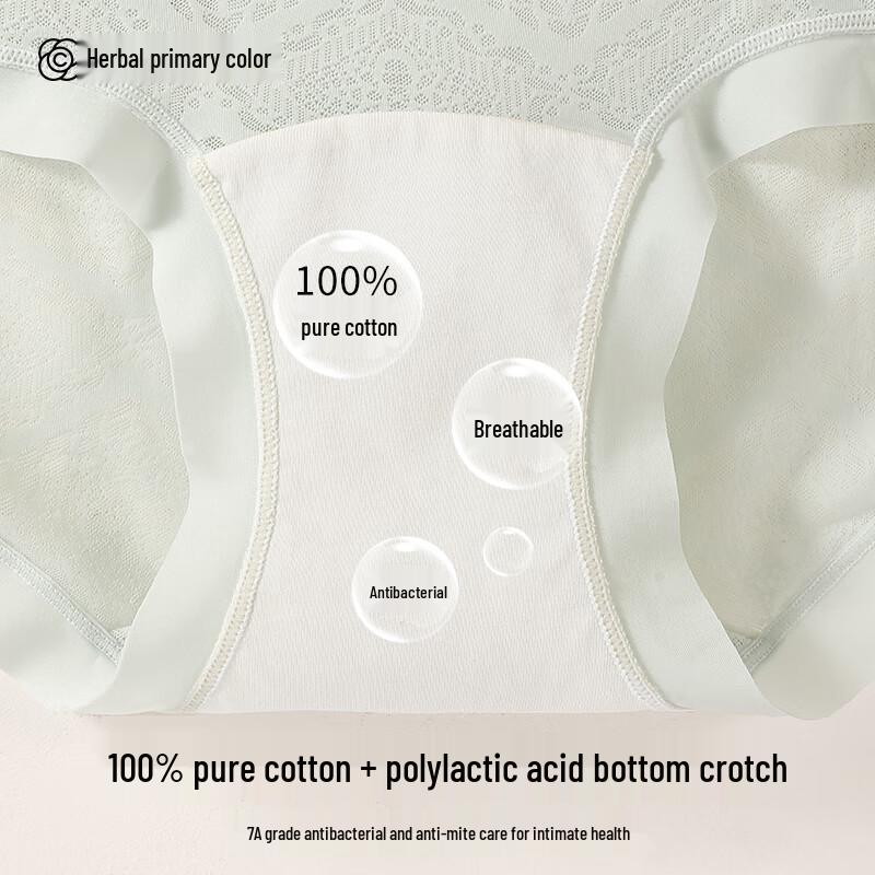 FuyanJie F203 Women's 7A Antibacterial Seamless Lace Underwear 3-Pack