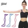 Portable Fitness Bands Figure 8 Resistance Band with Handle Anti-slip Men Women Chest Pilates Expander Elastic Strap Arm Back Shoulder Stretch