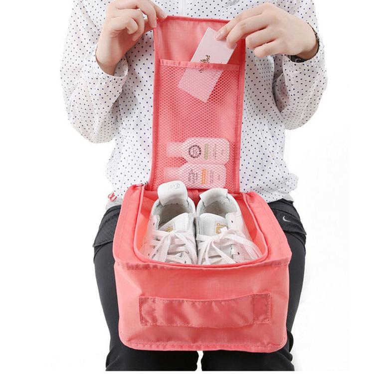 Foldable Multifunctional Travel Shoe Organizer Bag